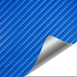 Vinyle Bleu Carbone 3D